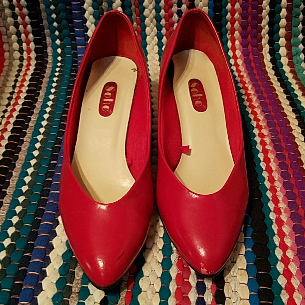Soho Red Vintage Heels.